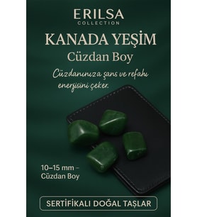Sertifikalı Doğal Kanada Yeşim Taşı Kütle 10-15 mm – Şans ve Refah Enerjisi (Çok Renkli)