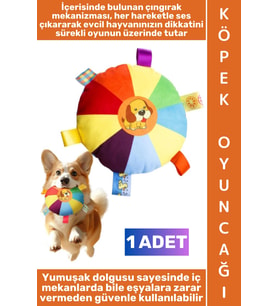 #Oyuncak Evcil Hayvan Oyuncak İlgi Çekici Renkli Sesli Yakala-Getir Isırma Çekiştirme Çıngıraklı Yum