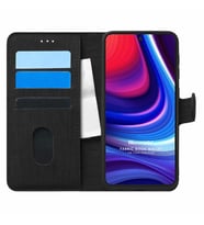 Microsonic Omix X300 Kılıf Fabric Book Wallet Siyah