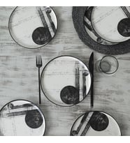 Shadowy Nordic Pasta Tabağı 22 Cm 6 Adet 21783