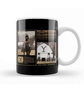 Yellowstone Dutton Ranch Kupa Bardak Porselen