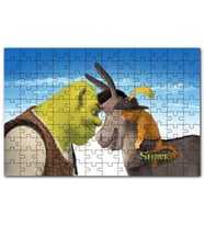 Cakapuzzle Shrek, Sonsuza Kadar Shrek, Eşek (Shrek), Puzzle Yapboz MDF (Ahşap) (120 Parça)