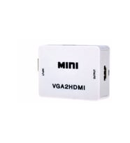 TAPLİN Vga To Hdmi Çevirici Dönüştürücü Adaptör (Beyaz)