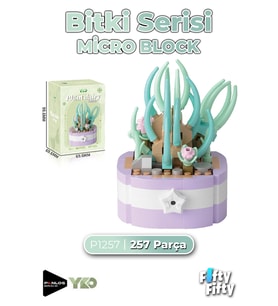 Panlos Micro Block Serisi 1257 Çiçek Buketi 257 Parça Oyuncak Yapım Seti FFP-1257