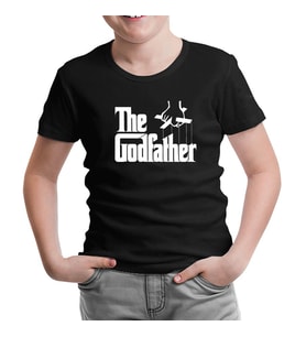 The Godfather - Logo Siyah Çocuk Tshirt