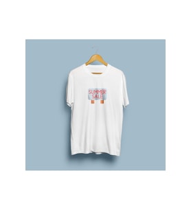 Oversize Summer Sale Tasarım unisex T-shirt