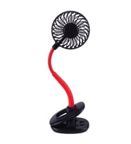 Portatif Işıklı Mini Klipsli Fan