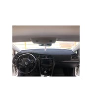 Volkswagen Golf 7 Uyumlu Modellerine Uygun Torpido Koruma Halısı Siyah Kenar Renk Siyah
