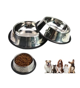 Karamelpet Pati Desenli Çelik ve Su Kabı 16 Oz 500 ml 22 cm