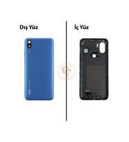 Yapıştırıcı Redmi 7A Mat Mavi Yapıştırıcı Arka Pil Kapağı Batarya Kapağı + B-7000 Yapıştırıcı