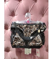 Leopar Bralet Sütyen Takım