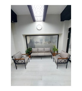 Safir Balkon-bahçe-kafe Çay Seti Koltuk Oturma Takımı-oturma Grubu
