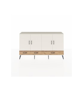 Arges Konsol 6 Raflı 3 Çekmeceli 4 Kapaklı 176x30x99 Aytaşı-Aytaşı/Çam