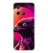 Xiaomi Redmi 12C Kılıf Silikon Desen Özel Seri Red Eagle 1752