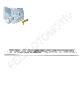 Transporter Bagaj Kapak Transporter Yazı 7E0853687  (T6-T7)