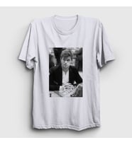 Presmono Unisex Beyaz Magnus Carlsen Büyükusta Satranç T-Shirt 424188tt (Beyaz)