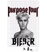Justin Bieber Purpose Tour Puzzle 240 Parça Yapboz