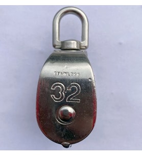 PASLANMAZ KROM ÇİFTLİ MAKARA 32mm