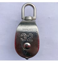 PASLANMAZ KROM ÇİFTLİ MAKARA 32mm