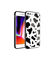Apple iPhone 8 Plus Uyumlu Kılıf Kamera Korumalı Desenli Sert Silikon Zore Epoksi Kapak
