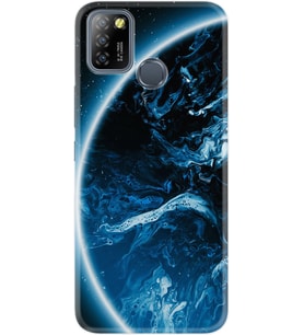 Infinix Smart 5 Kılıf Silikon Desen Blue Planet 1610