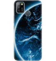 Infinix Smart 5 Kılıf Silikon Desen Blue Planet 1610