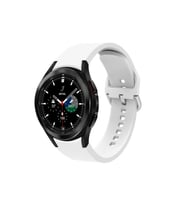 Samsung Galaxy Watch 4 Classic 46mm Uyumlu Kordon Silikon Spor Görünümlü Esnek Yumuşak KRD-50 Kayış
