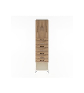 Hyperion Dolap 2 Raflı 7 Çekmeceli 2 Kapaklı 60x44x243 Aytaşı-Çam