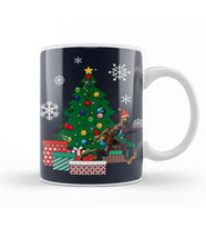 Abe Oddysee Around The Christmas Tree Kupa Bardak Porselen