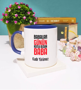 Babalar Günü Hediyesi -2- Kupa Bardak Lacivert