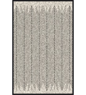 Eliana Home Baskılı, Yıkanabilir Kaymaz Taban Salon Halısı LNA1846-SM374 100x150 cm (Bej)