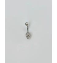 Kuru Kafa Detaylı Göbek Piercing - Pg0060