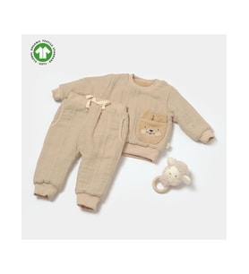 7029OC Bebek Organic Müslin Welsoft 2'li Takım (Karışık)