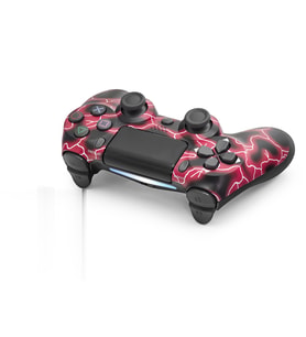 Gamepad Ps4 Uyumlu - Kırmızı Siyah ND400P