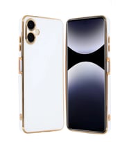 Durukar® Samsung Galaxy A06 Kılıf Volet Silikon - Beyaz