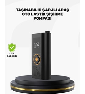 Taşınabilir Dijital Lastik Şişirme Cihazı Güvenli ve Pratik Kullanım