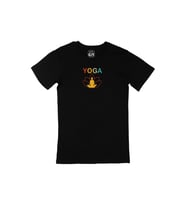 YOGA Siyah Tişört