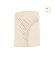 ORGANİK PENYE NATUR LASTİKLİ ÇARŞAF 100x200cm  Bebek Çarşafı (Bej)