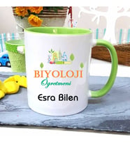 Biyoloji Öğretmenine Özel Öğretmenler Günü Hediyesi Kişiye Özel Kupa Bardak