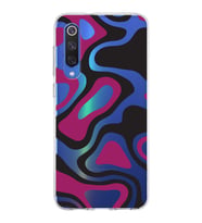 Xiaomi Mi 9 Se Uyumlu Kapak Renkli Desen Tasarımlı Şeffaf Silikon Kılıf