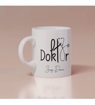 Doktor Baskılı Kupa Kişiye Özel