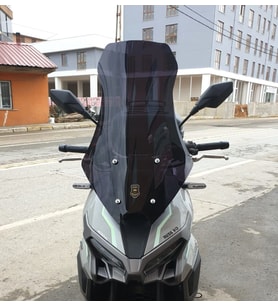 MOTOCAM Mondial Ressivo 250 Ön Cam 2023-2026 Model 75cm Siyah Renkli 4mm UZUN