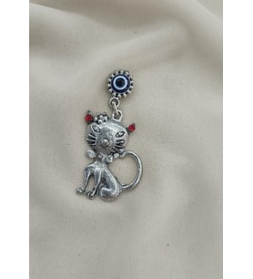 Magnet Kedi Metal Buzdolabı Süsü Mıknatıslı Magnet