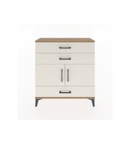 Arges Şifonyer 2 Raflı 3 Çekmeceli 2 Kapaklı 88x30x96 Çam-Aytaşı