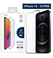 Dux Ducis iPhone 12 - 12 Pro 6.1inç Tempered Cam Ekran Koruyucu 10D Full Kaplama-(5 - SSSSSS3777-4