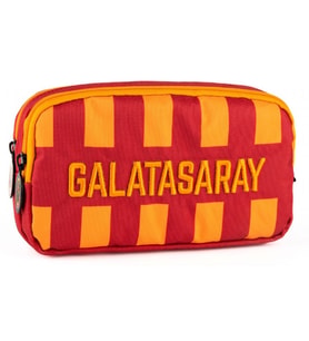 Galatasaray Sarı Kırmızı Nakışlı Okul Kalemliği / Kalem Çantası - Erkek Çocuk - İki Bölmeli - ME25542
