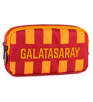 Galatasaray Sarı Kırmızı Nakışlı Okul Kalemliği / Kalem Çantası - Erkek Çocuk - İki Bölmeli - ME25542