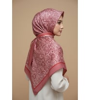 Zarif, Yaprak Desenli Soft Şal 70 x180