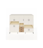 Kronos Dolap 13 Raflı 3 Çekmeceli 9 Kapaklı 220x59x163 Aytaşı-Aytaşı/Çam