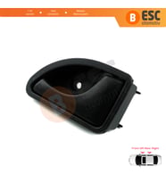 Renault Kangoo MK1 Twingo I Nissan Kubistar X76 8200259376 İçin Sağ İç Kapı Açma Kolu Siyah